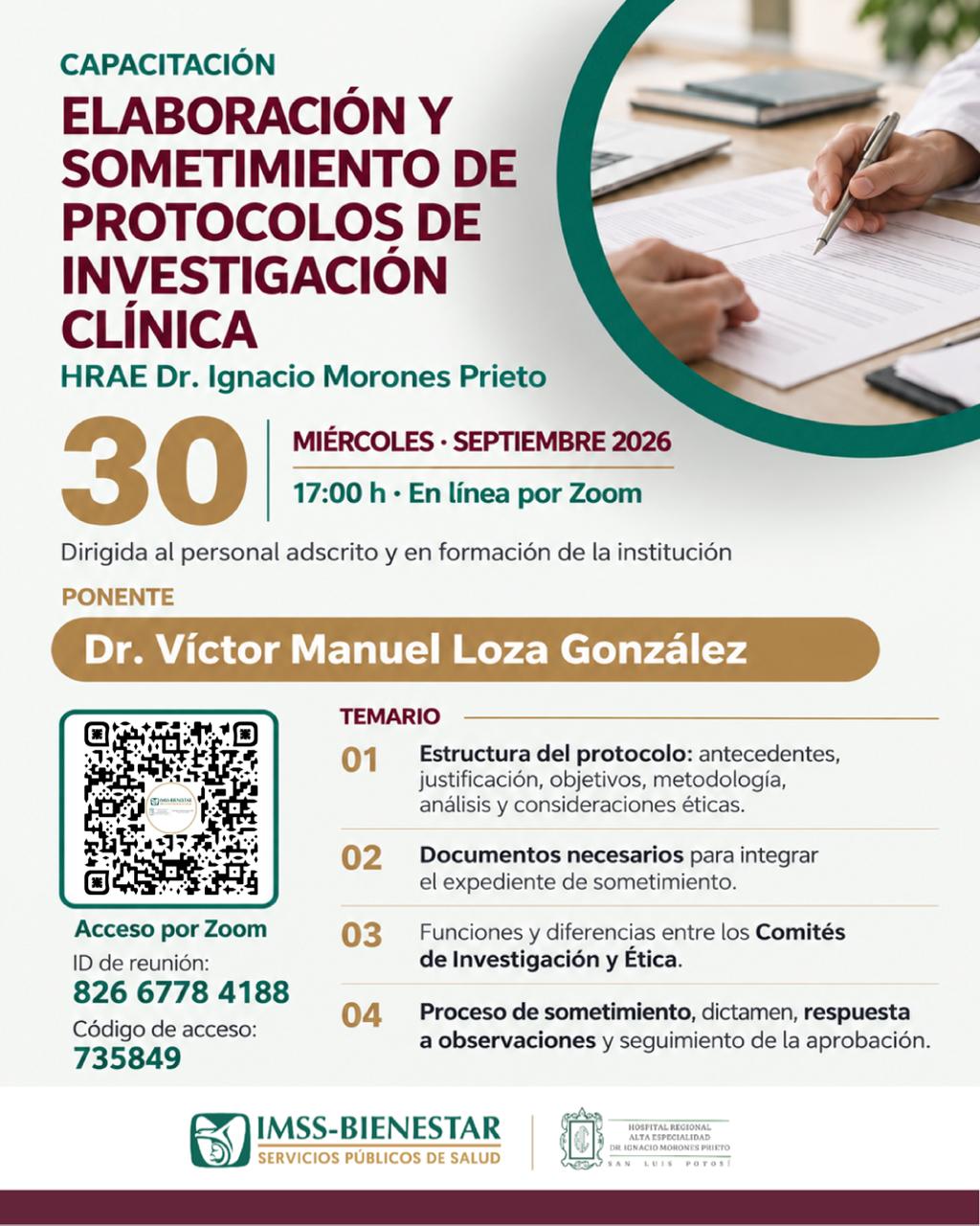 Capacitacion Sometimiento de Protocolos de Investigación